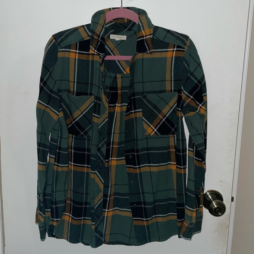 Pacsun soft flannel shirt plaid
